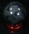 Flashy Labradorite Sphere - Great Color Play #32052-2